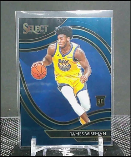 2020-21 Panini Select James Wiseman Courtside Blue Warriors #299
