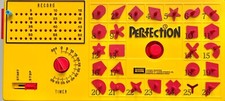 PERFECTION GAME Vintage Individual Red Replacement Pieces, Lakeside 1973