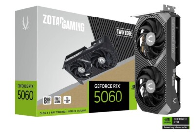 Nvidia GeForce RTX 5060 ZOTAC Twin Edge 8GB GDDR7 Grafikkarte