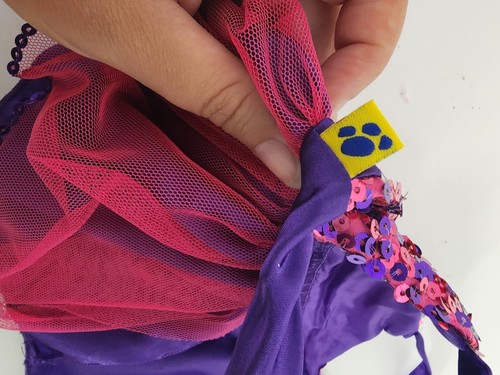 BAB Dress Pink Purple Sequin Princess Tulle Matching Pink Bows Build A Bear - Picture 8 of 10