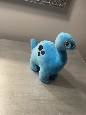 Fun Express Blue Plush Dinosaur 7'' Brontosaurus Stuffed Animal Toy 2018 