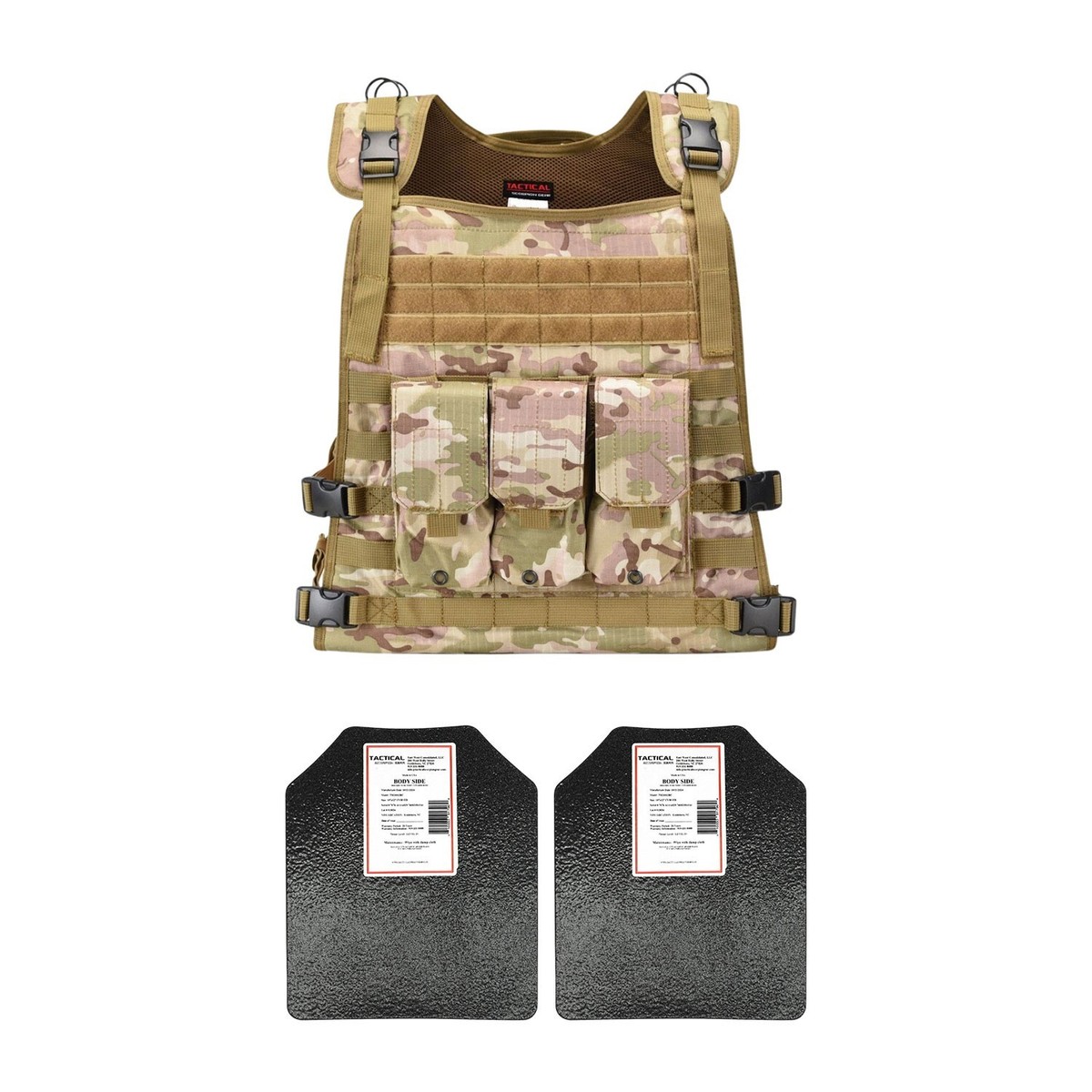 Tactical Scorpion Gear Level III+ / AR500 / RF2 / Body Armor