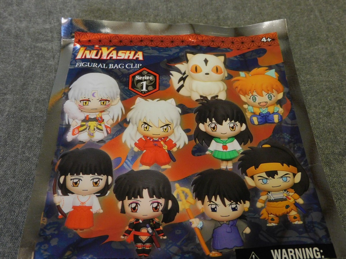 Inuyasha NEW * Miroku Clip * Blind Bag Opened Monogram Figural Key
