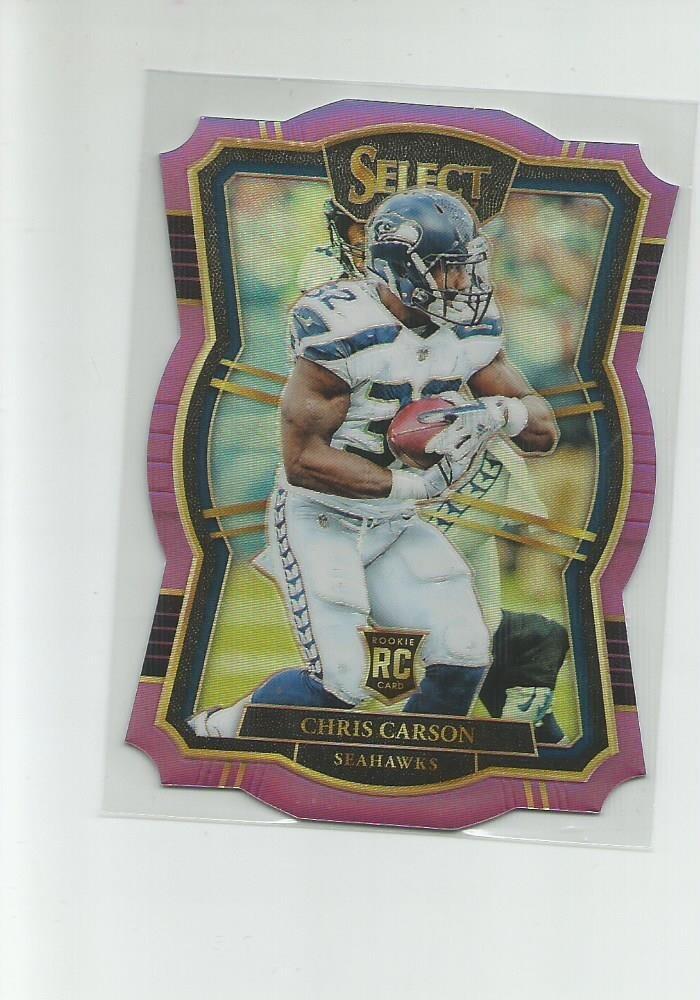 2017 Select Prizm Purple #192 Chris Carson   32/75