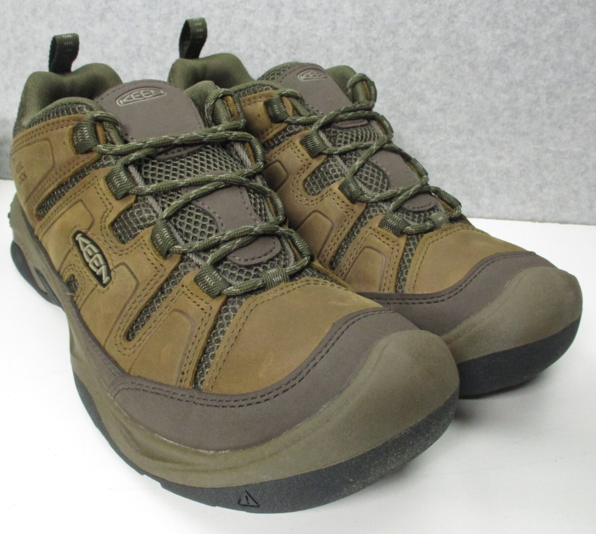 Keen Circadia Vent Brown Shitake Leather Hiking Shoes Mens  display picture 1