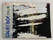 Shadowgate Classic Nintendo Game Boy Color 1999 MANUAL ONLY - Poor condition