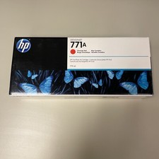 New Genuine Factory Sealed HP 771A B6Y16A 775ml Chromatic Red Ink Cartridge 3/19