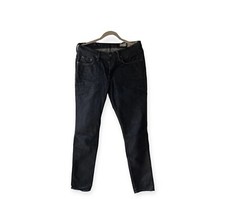 Allsaints Mens Blue 100% Cotton Cigarette Skinny Fit Jeans Size Waist 32 Leg 32