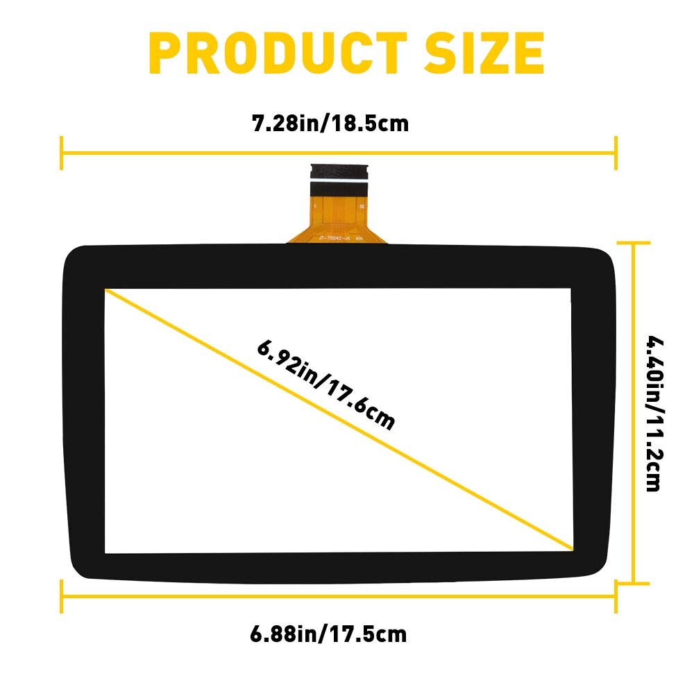 Touch Screen Glass Digitizer For Mazda 3 2014-2016 7