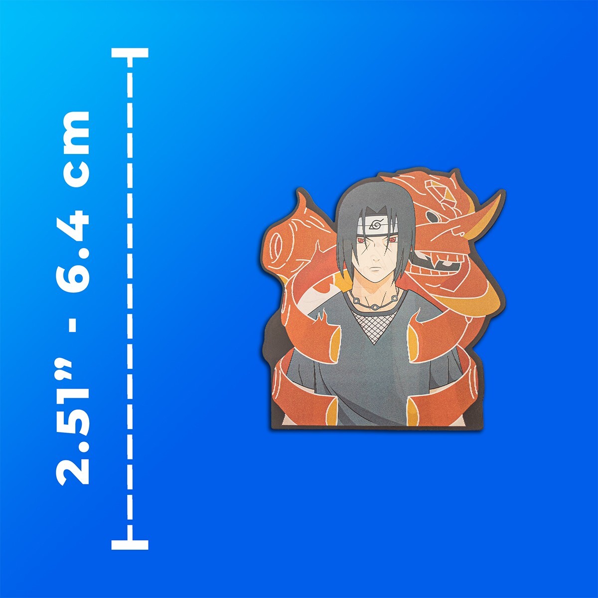 Adesivo Auto Movimento Lenticolare Naruto Shippuden Shisui Uchiha - Foto 7