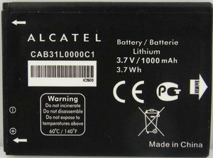 Аккумулятор alcatel cab31l0000c1