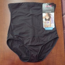 Maidenform Self Expression Women's Black High Waist Brief Size Medium