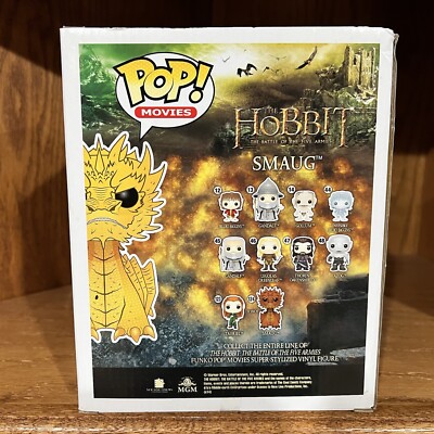 Funko POP Movies The Hobbit Smaug 6' Hot Topic Exclusive Gold | eBay