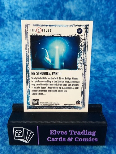 The X-Files: Seasons 10 & 11 SINGLE Non-Sport Trading card by Rittenhouse 2018 - Picture 72 of 182