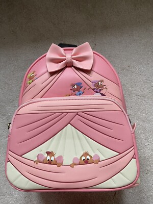 Loungefly Disney Cinderella Pink Dress Peek-a-Boo Mini Backpack