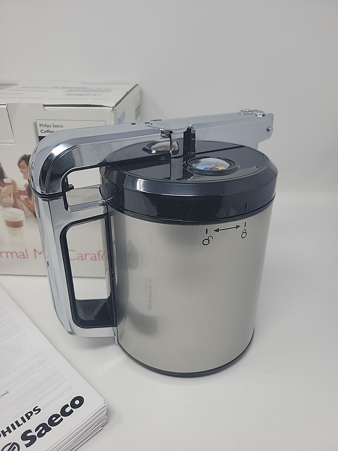 NIB philips saeco Thermal Milk Carafe With Thermometer for Xelsis