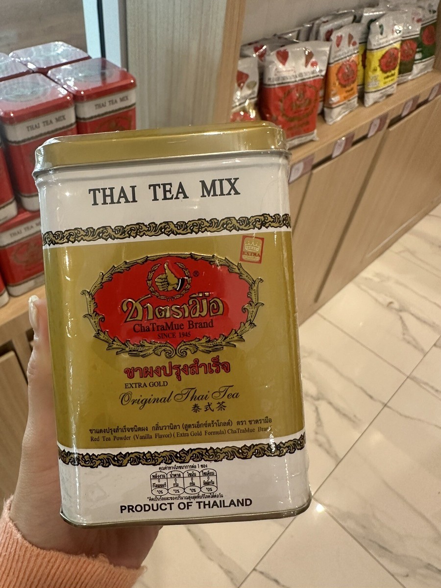 ChaTraMue Extra Gold Vanilla Number One Original Thai Tea Mix Thai