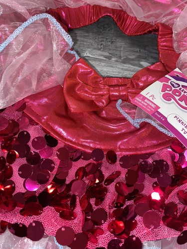 My Little Pony Pinkie Pie Tutu Pink Sequins Sz S 4-6 - Picture 9 of 11