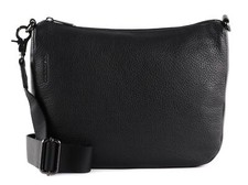 MANDARINA DUCK Mellow Leather Hobo Bag Schultertasche Tasche schwarz Neu