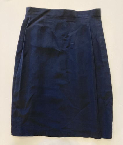 NWT Vtg 90s Hugo Buscati Victoria's Secret Sz 8 Navy Blue Sleeveless Skirt Suit - Picture 9 of 10