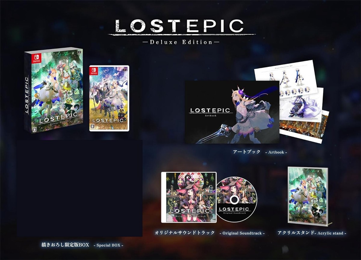 Lost Epic Deluxe Edition (Nintendo Switch) Brand New Japan Import