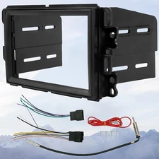 Car Radio Stereo 2Din Dash Kit Wire Harness Antenna For GMC Chevy SUZUKI Pontiac