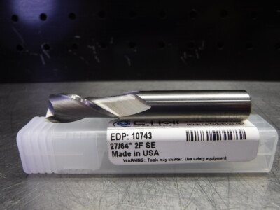 CTMI 27/64'' Carbide Endmill 2 Flute 27/64'' 2F SE (LOC3028B)