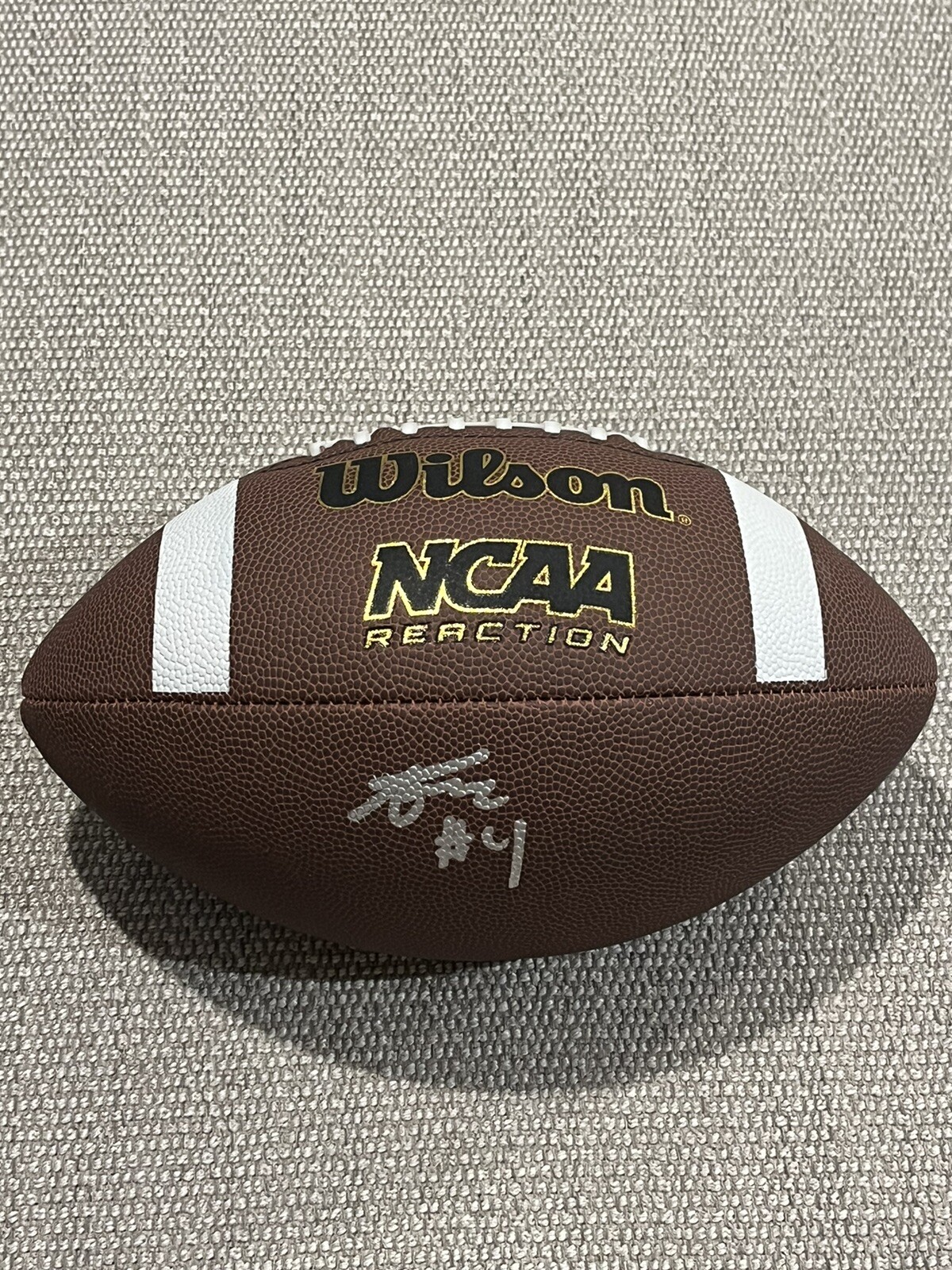 BECKETT COA TETAIROA MCMILLAN Signed Autographed Arizona Wildcats Football NFL 