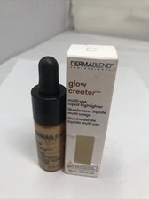 Dermablend Glow Creator Multi-use Liquid Highlighter *Gold* BNIB .5 Oz Full Size