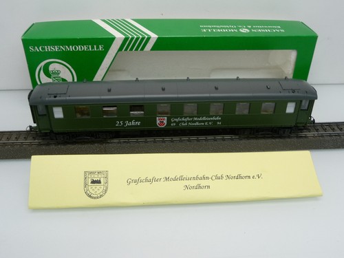 Sachsenmodelle 18571 H0 Personenwagen 25 Jahre Grafschaffter Modeleisenbahn Club - Picture 4 of 8