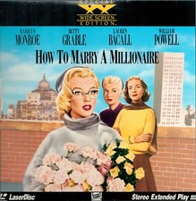 How to Marry a Millionaire 1953 Widescreen Laserdisc - Extended Play