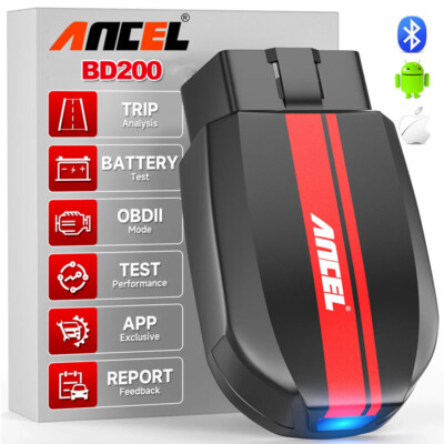 ANCEL BD200 OBD2 Bluetooth 5.0 Adapter Scanner Batterietest obd2 diagnosegerät