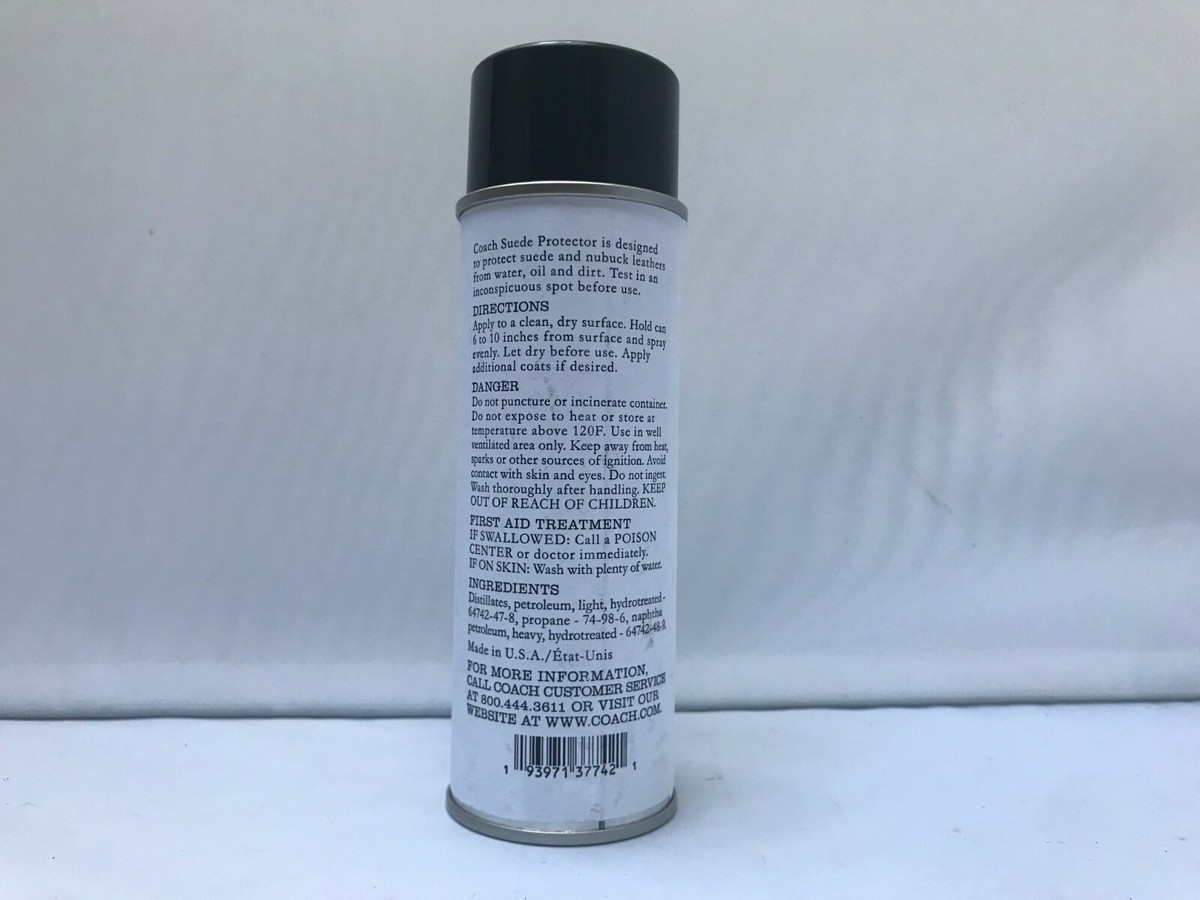COACH SUEDE PROTECTOR WATER AND STAIN REPELLENT 5.5 oz NEW | eBay