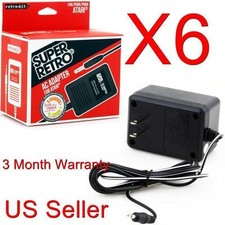 6 LOT AC Power Supply Adapter Plug Cord for the Atari 2600 System Console New