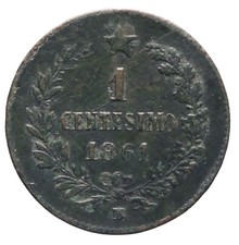 DN - Regno d'Italia - 1 centesimo 1861 - Vittorio Emanuele II - 9512