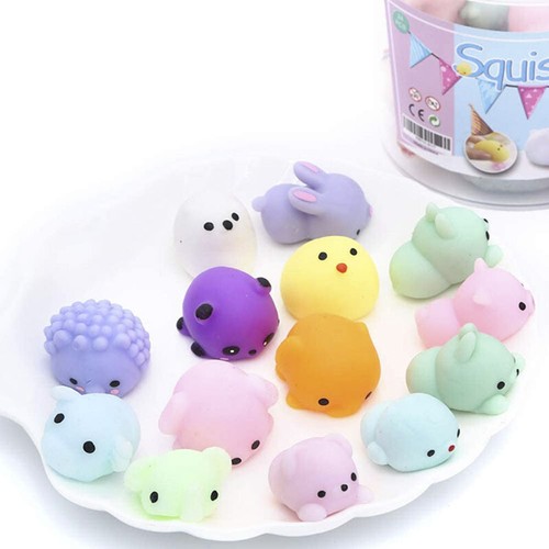 24pcs Squi shy Toy Cute Animal Antistress Ball Mochi Toy Stress Relief Toys - Zdjęcie 9 z 11