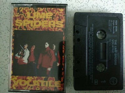 MC Musikkassette Tape Lime Spiders Volatile Virgin 1988 new wave