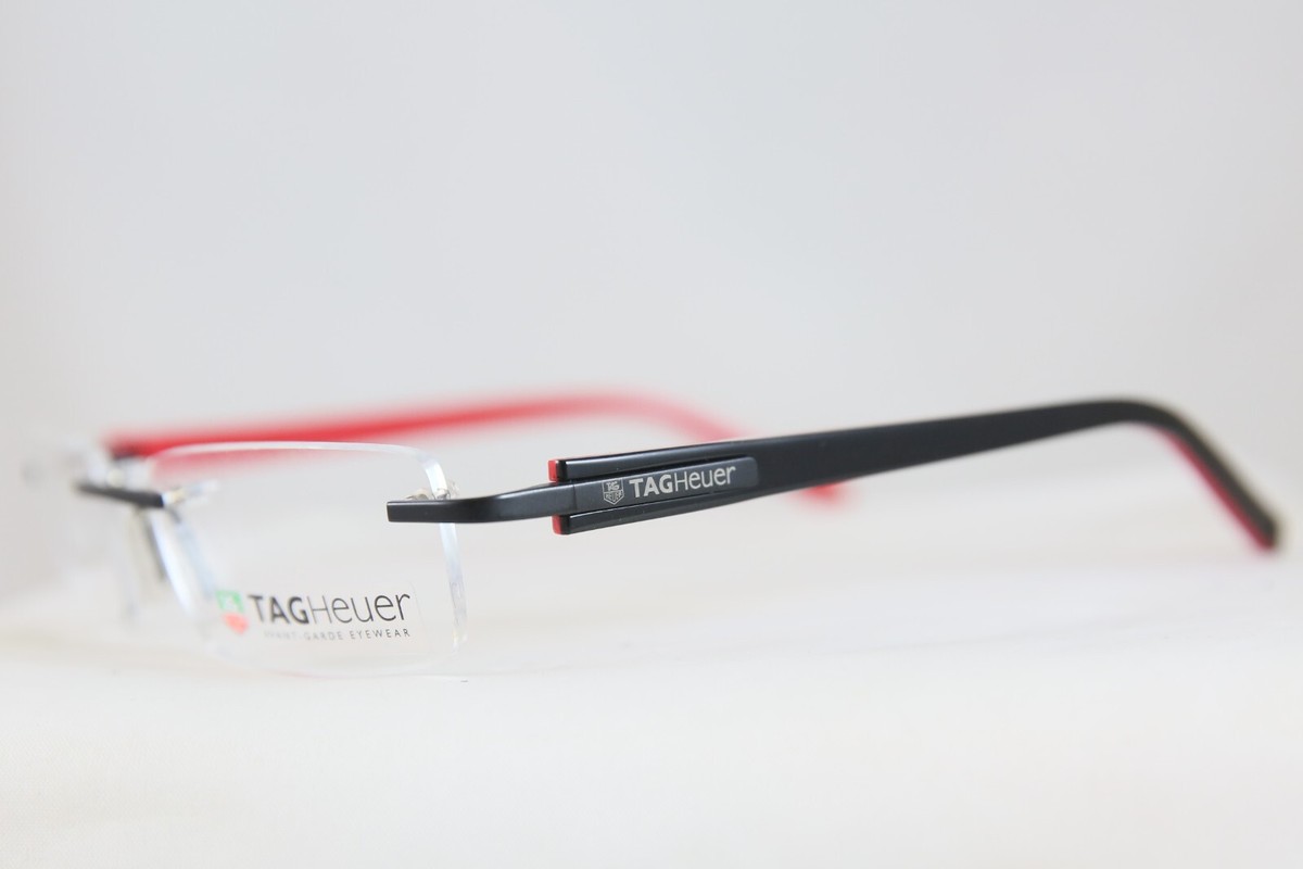 NEW TAG HEUER TH8103 012 RIMLESS EYEGLASSES MADE IN FRANCE UK