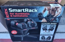 FitRx SmartRack Dumbbell & Kettlebell Stand; Universal Design, 220 lbs. Capacity