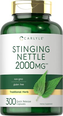 ''Extracto De Hoja De Ortiga 2000 Mg | 300 Capsulas | Sin Ogm Y Gluten Fr ''