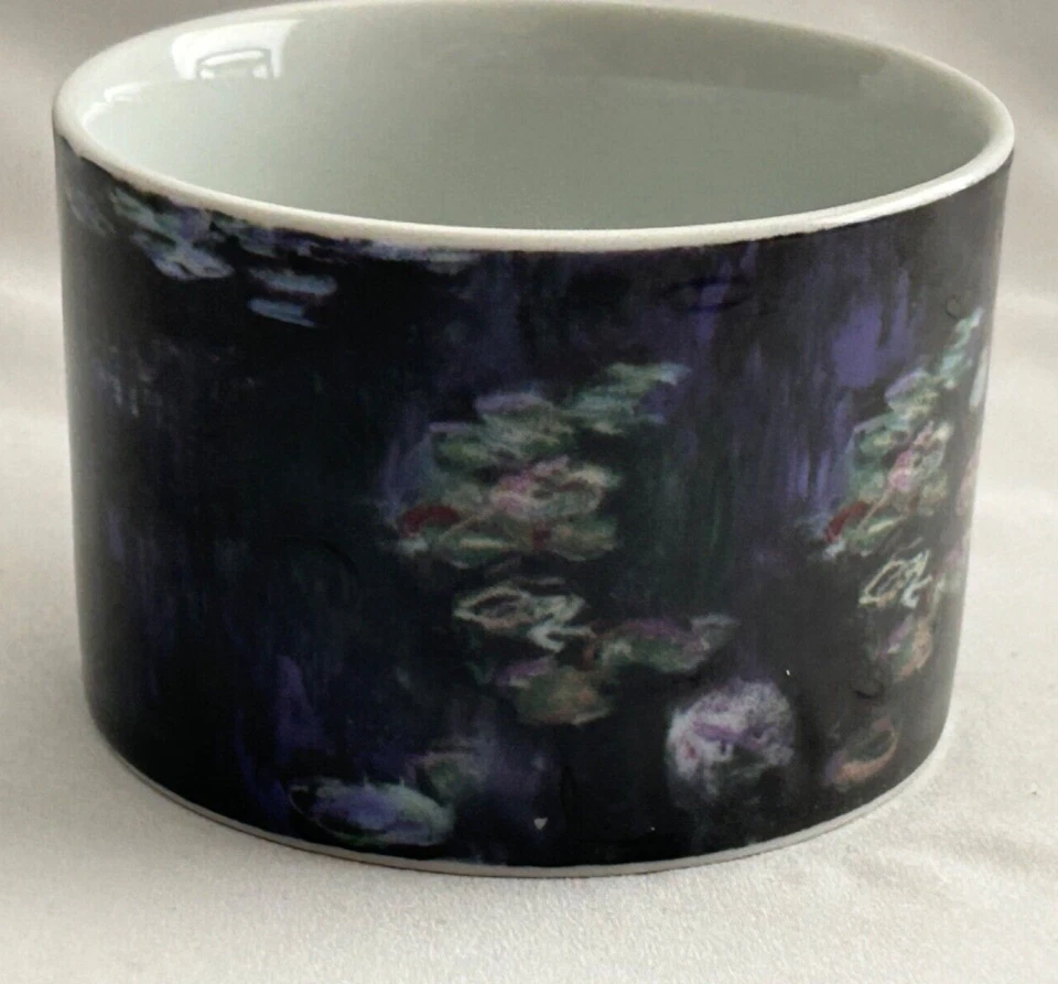 Preciosa taza de café/té Claude Monet Waterlies de porcelana de 6 oz ¡Excelente! Foto 4 de 4