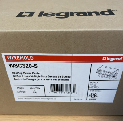 LEGRAND WIREMOLD WSC320-S Desktop Power Center