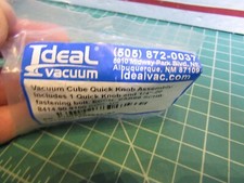 1 – Ideal Vacuum Cube Quick Knob Assembly P107936 to Make Hinged Cube Plate Door