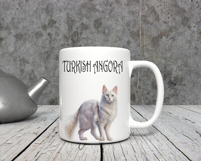  Türkische Angorakatze 11 Unzen Kaffeebecher
