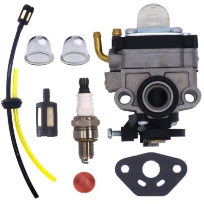 Carburetor For Honda GX31 GX22 FG100 Little Wonder Mantis Tiller Gasket Line Kit