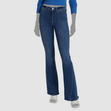  282 FRAME Women's Blue High Twist Seam Flare Jeans Pants Size 26