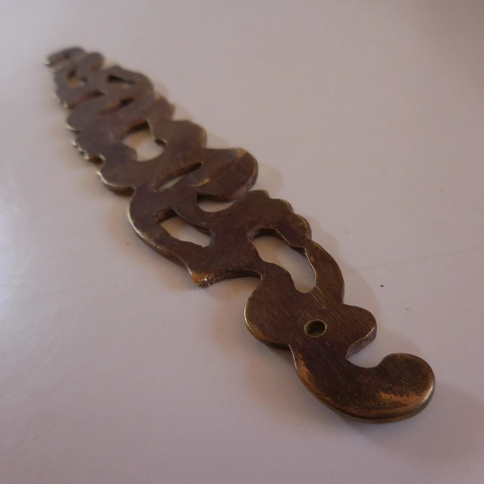 Ferrure bronze porte ameublement vintage 1920 Art Nouveau architecture N7501 - Photo 4/4