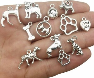 dog picture charm