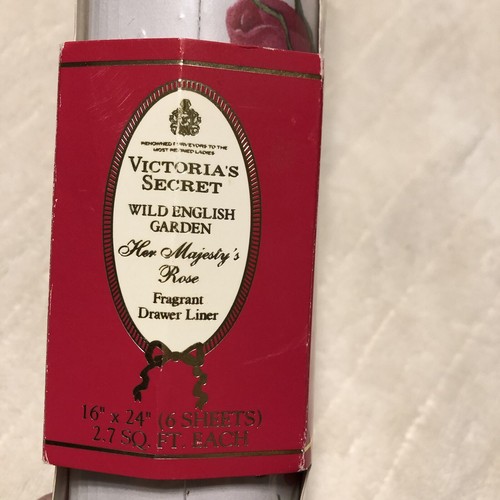 Vintage Victoria’s Secret Fragrant Drawer Liner Wild English Garden New In Box - Picture 2 of 5
