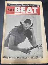 ROCK 'N' ROLL NEWS: KRLA Beat Feb 26, 1966 Vol 1 No 50 Sinatra Beatles Supremes